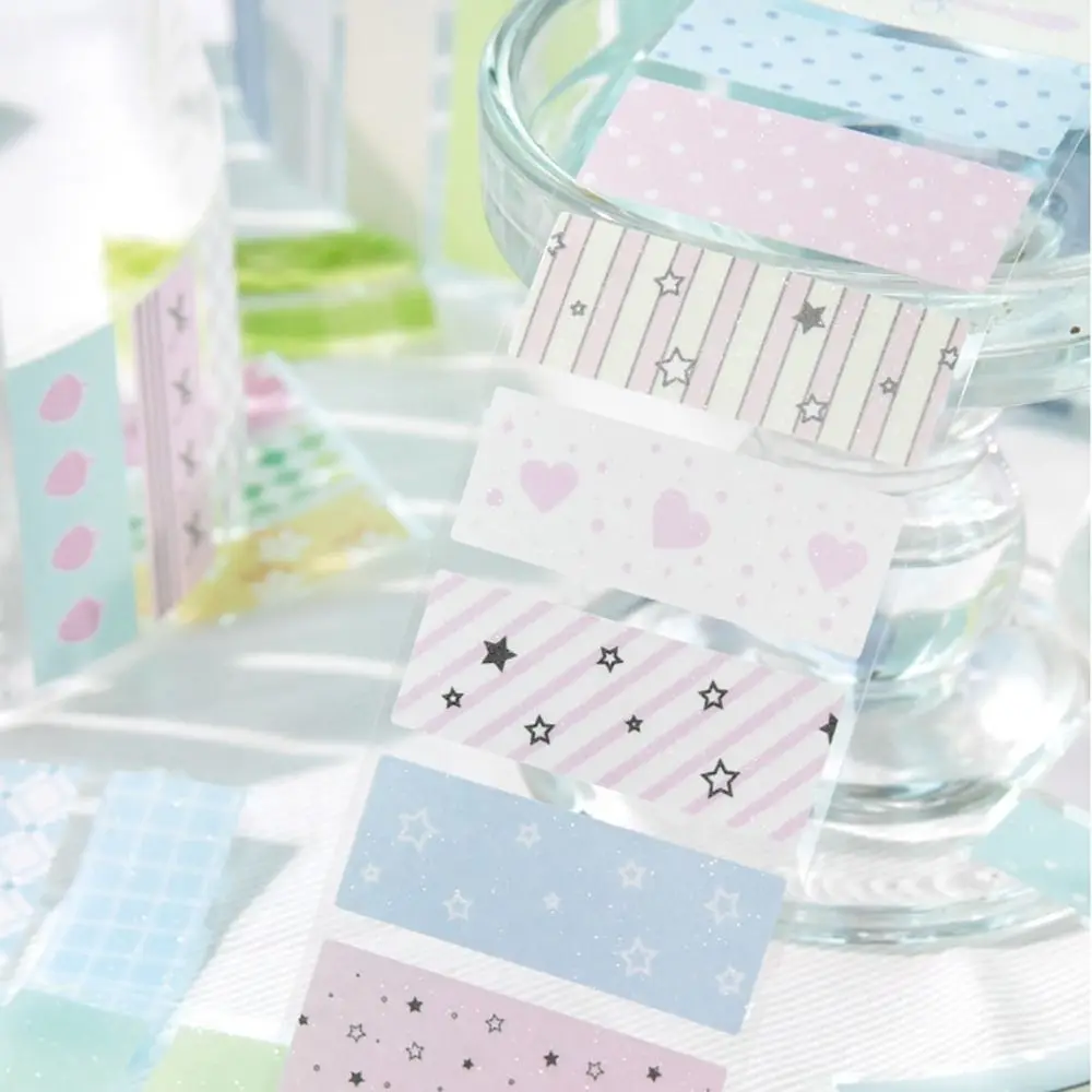 Detalle de diseños para etiquetar y decorar proyectos de papel