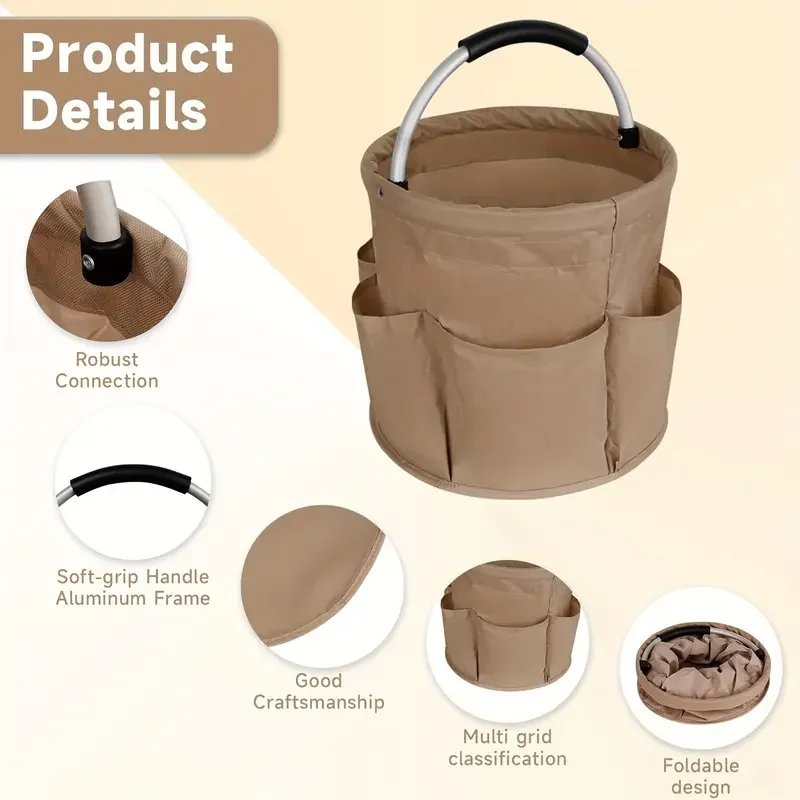 Cesta organizadora infantil pliable – Bolsa multiusos con asa - imagen 4