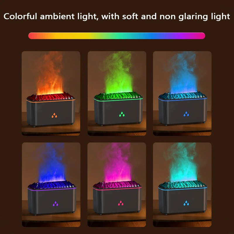 Humidificador de escritorio con luz ambiental