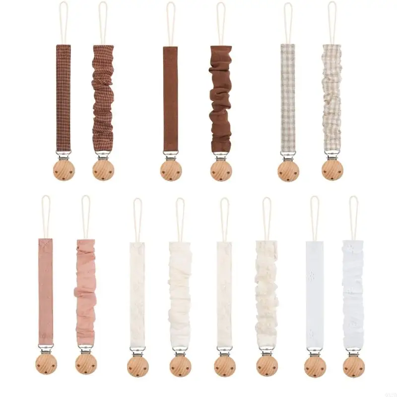 Portachupetes de algodón para bebés – Diseño elegante