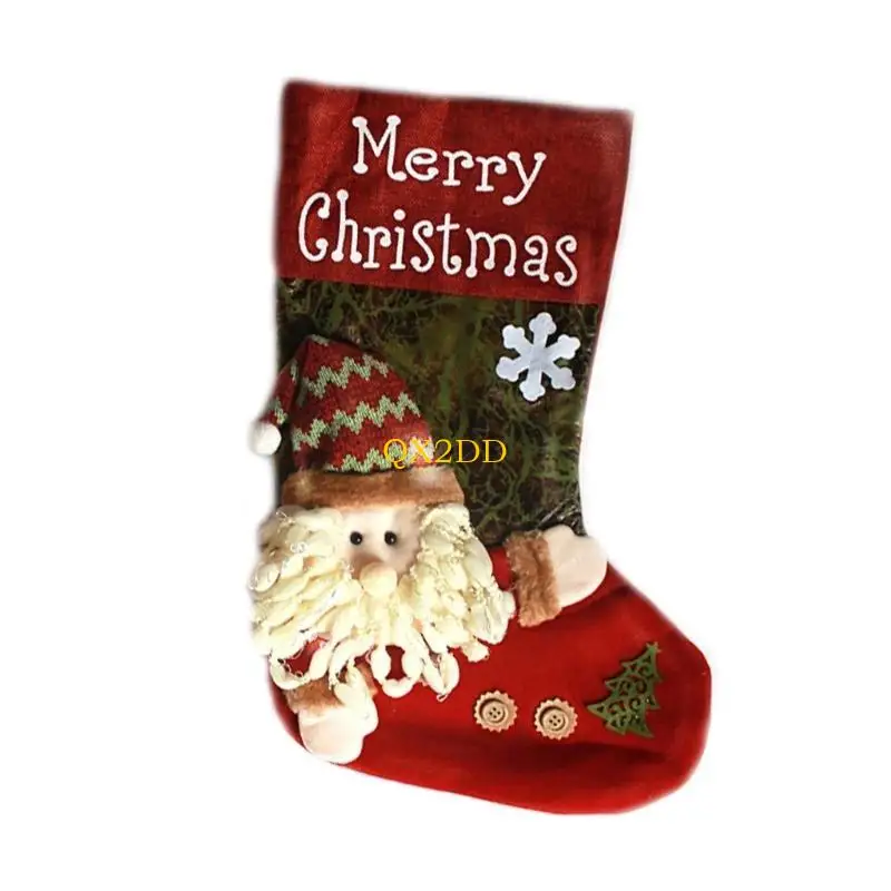 QX2D disfraz navideño para bebé recién nacido con gorro tejido y saco - imagen 4