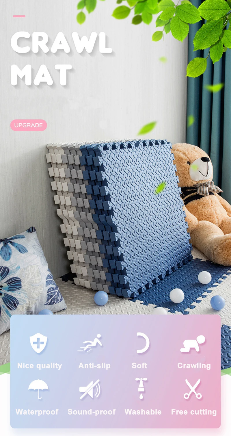 Superficie flexible y cómoda para bebés