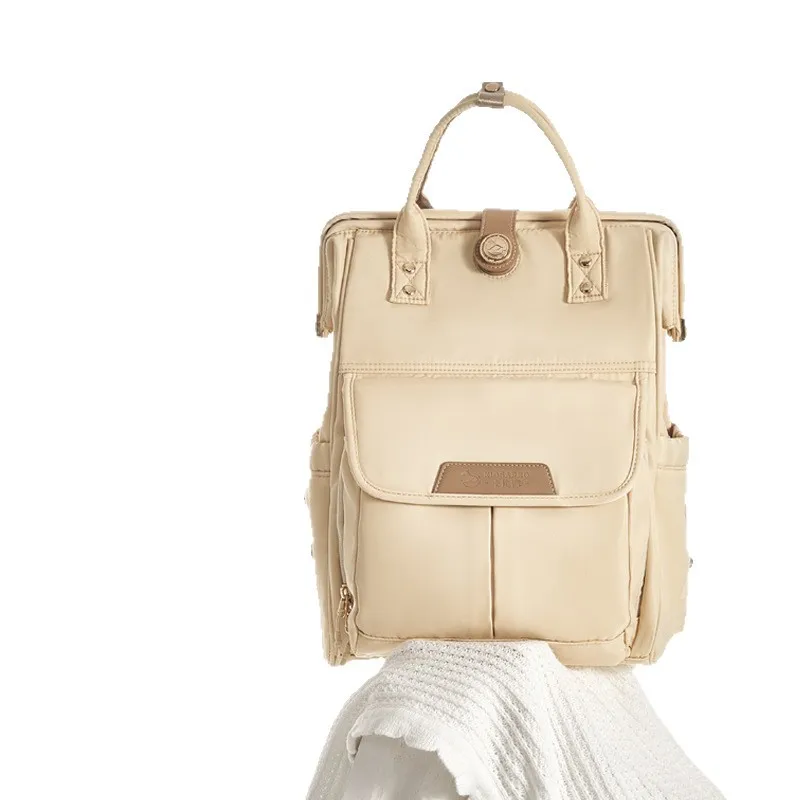 Bolsa maternal mochila ligera moderna multifuncional para embarazadas