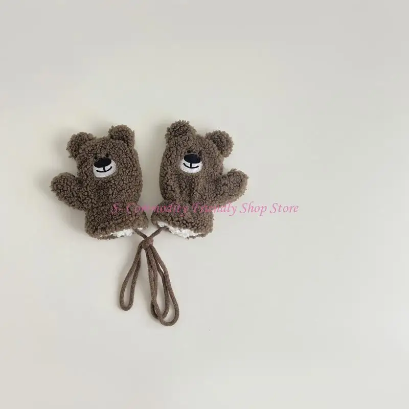 Guantes de invierno para niñas en estilo moderno