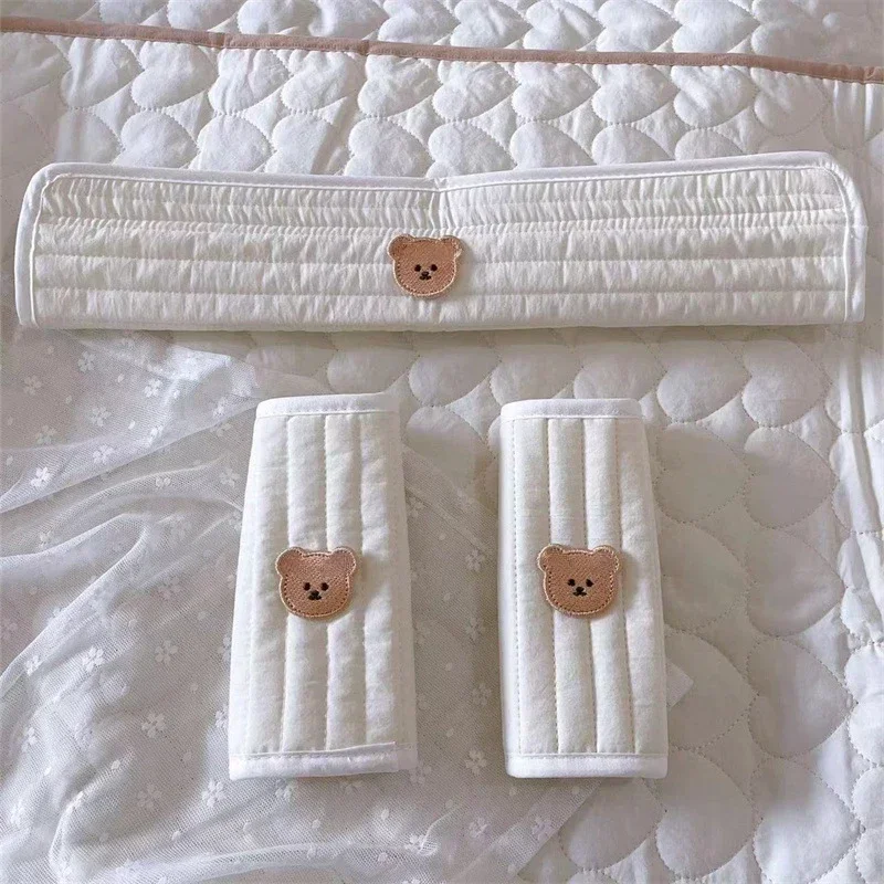Funda reposabrazos para cochecito – Protector de algodón suave para bebé - imagen 4