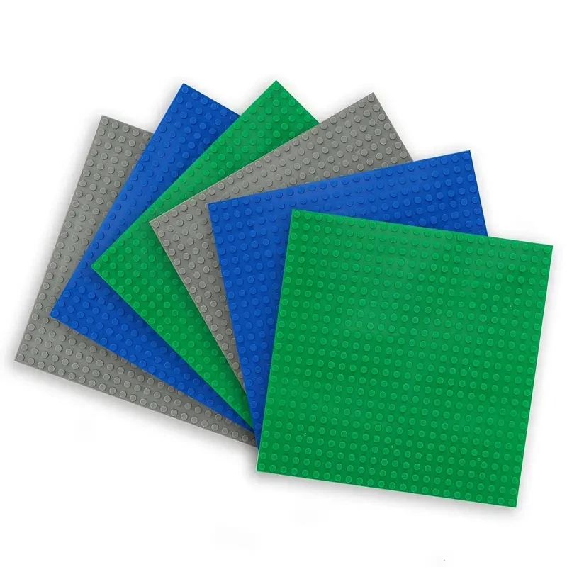 Placas base de construcción clásicas color sólido para bloques