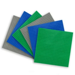 Placas base de construcción clásicas color sólido para bloques