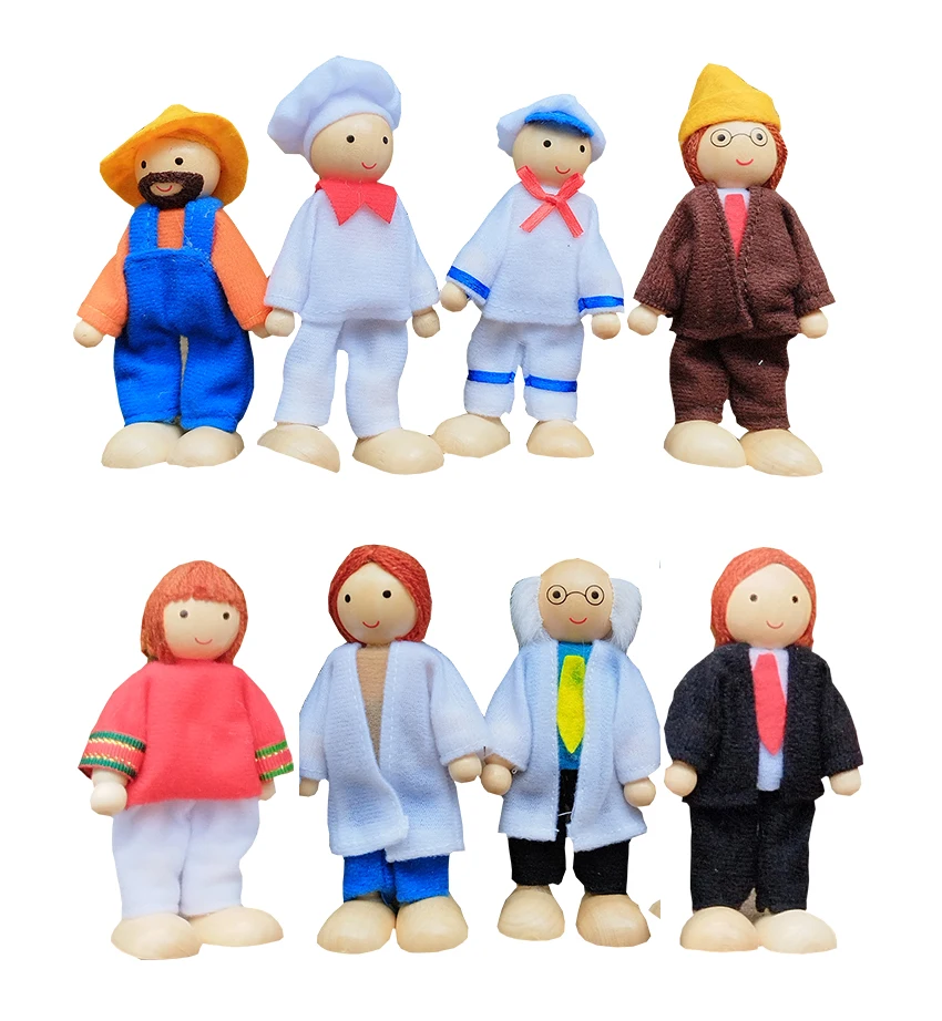 Casa de muñecas madera miniatura para niñas - imagen 2