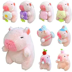 Llavero de peluche rosa Capybara para bolso – Adorno infantil
