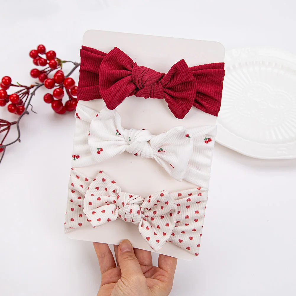 Diadema acanalada para niña en tono beige