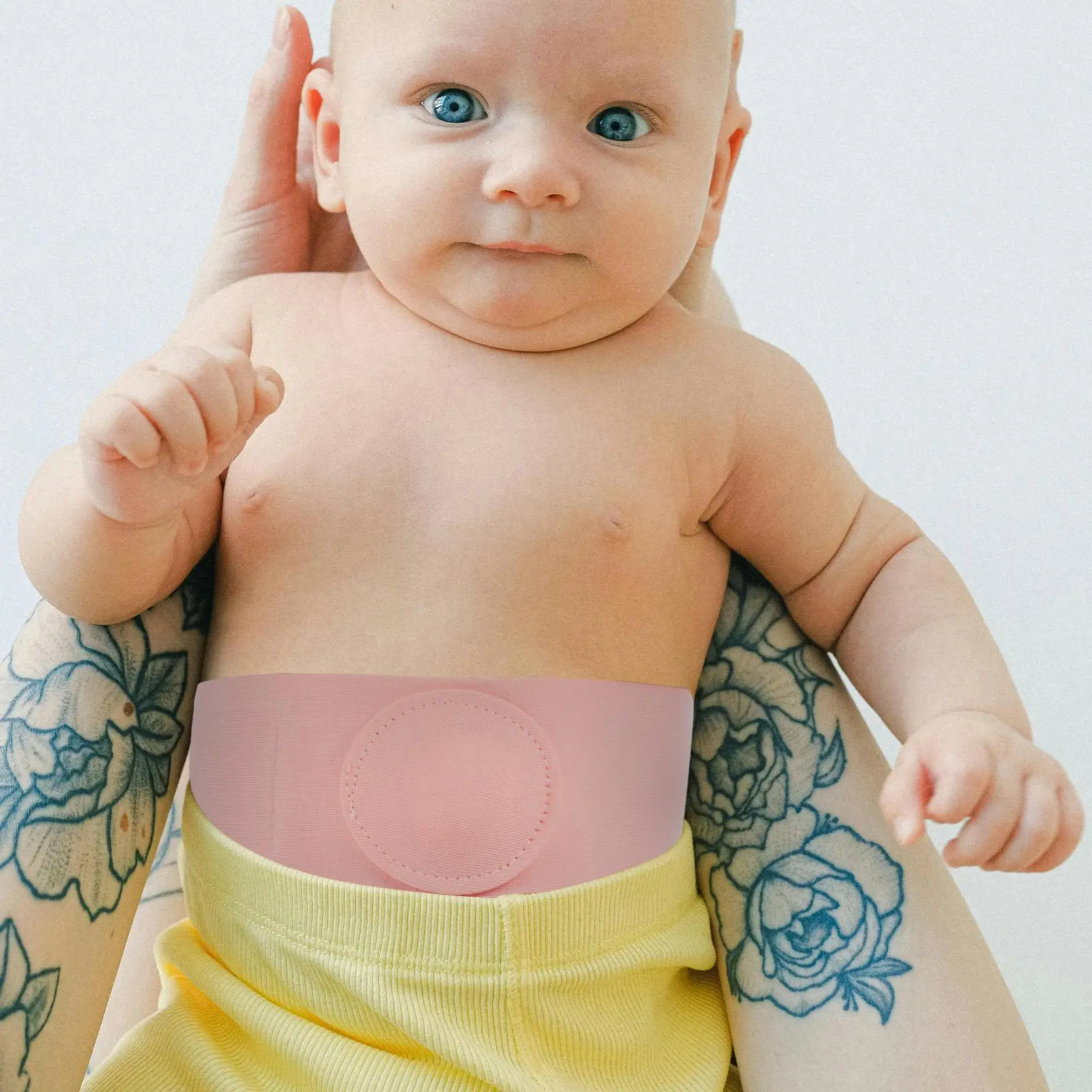 Cinturón para hernia umbilical de bebé recién nacido, ajustable - imagen 4