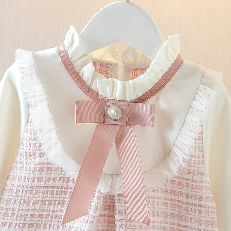 Lawadka vestido de princesa para niña estilo vintage primavera-otoño - imagen 4