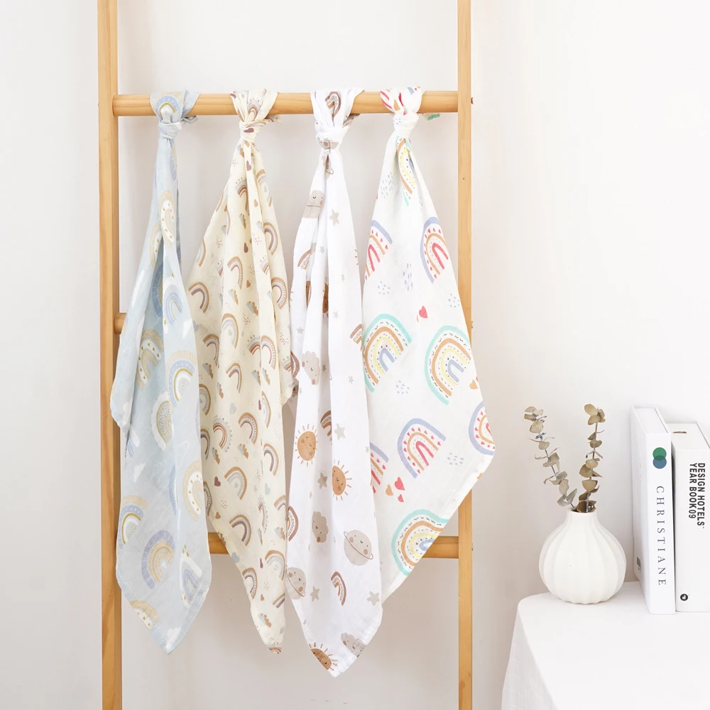 Muselinas bebé con baberos y paño de lactancia – Pack completo