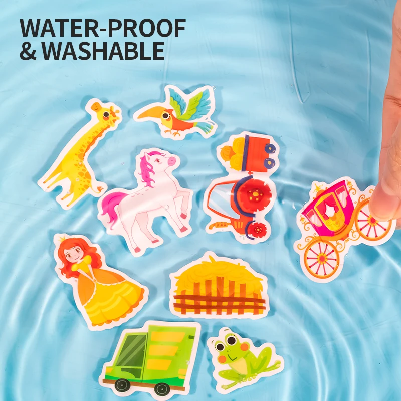 Libro de actividades silencioso con pegatinas de gelatina para niños - imagen 5