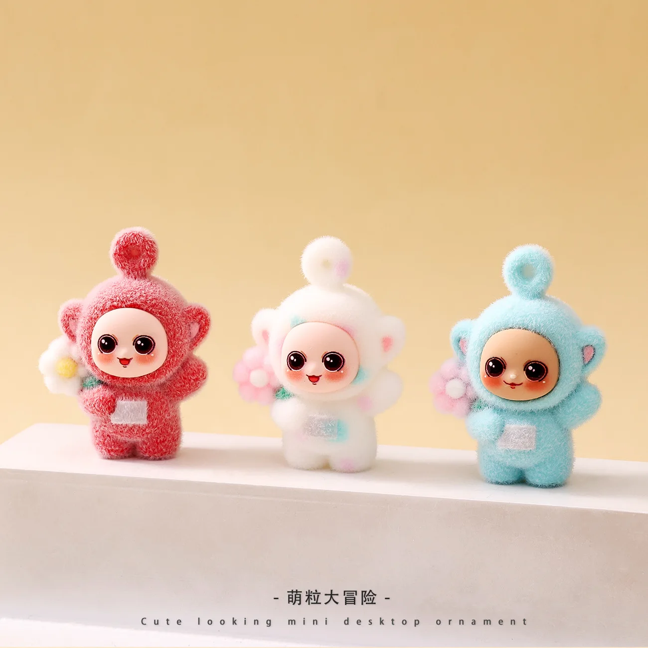 Figuras de muñecas bebé con flores para decorar escritorio regalo - imagen 2