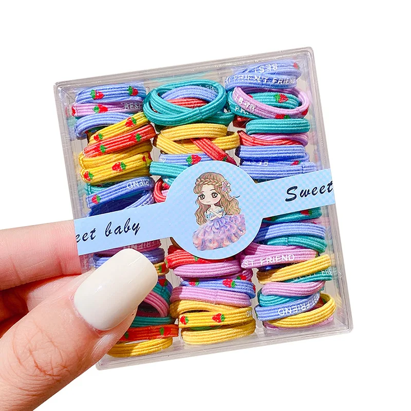 Bandas elásticas y lazos para el cabello de niña - Pack suave - imagen 5