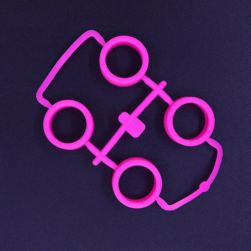 Neumáticos Mini 4WD amarillos fluorescentes hechos a mano - imagen 2
