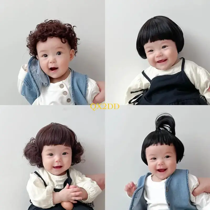 Bobo Gorro infantil de pelo corto con estilo fotográfico - imagen 4