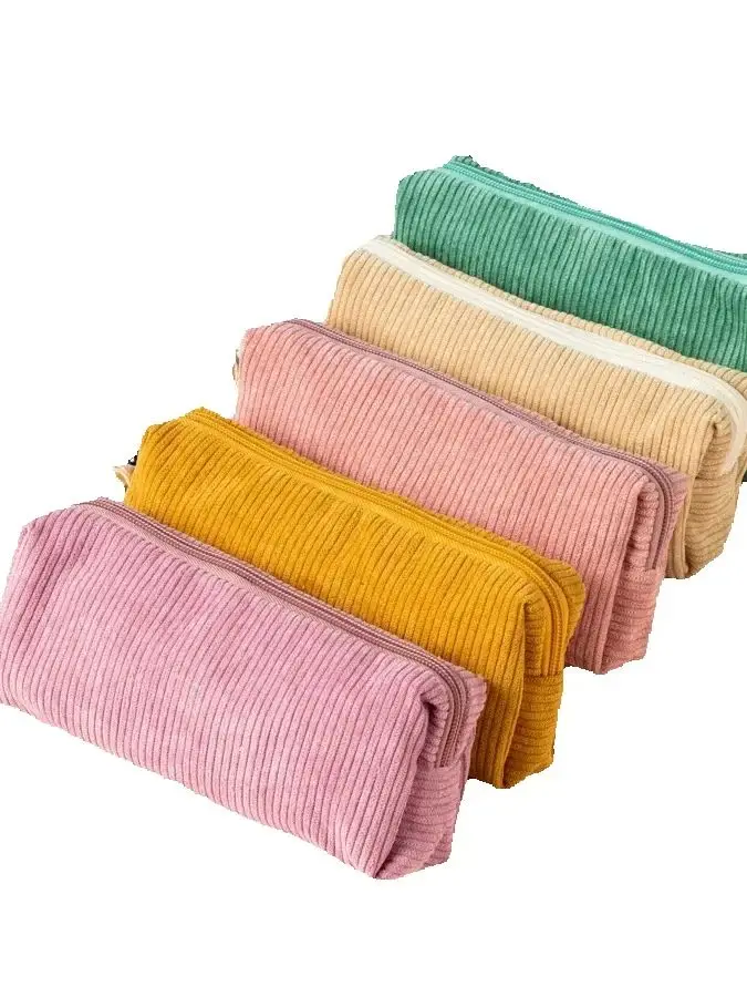 Estuche escolar de pana – Papelería estética infantil - imagen 4