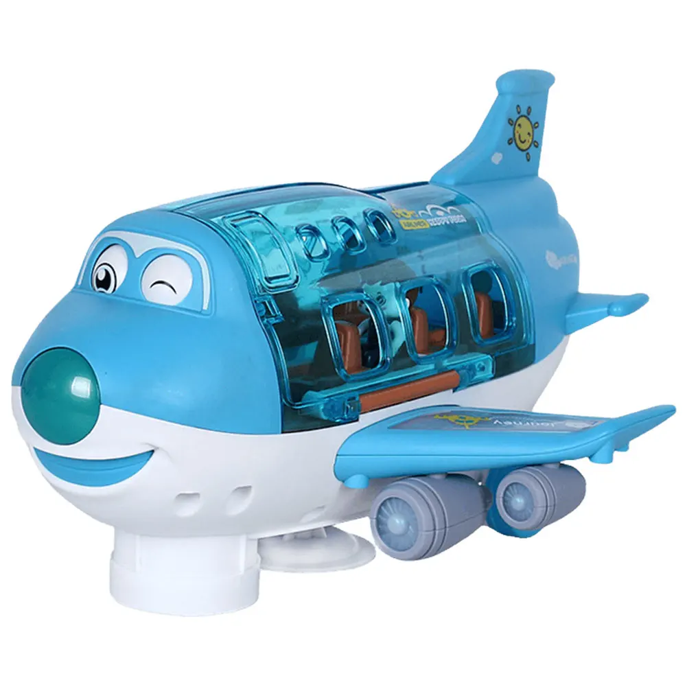 Juguete de avión con luces y diseño infantil