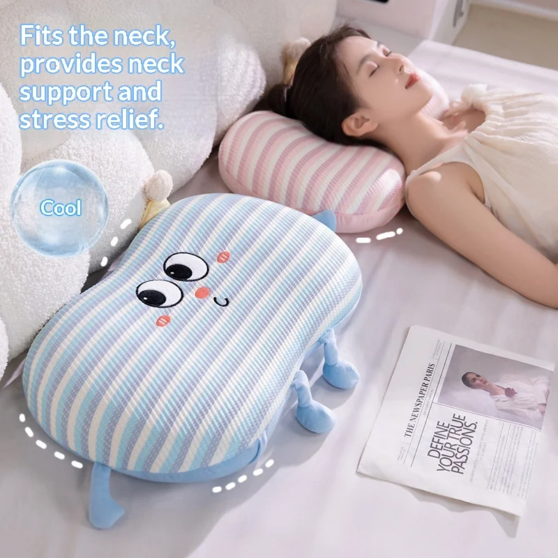 Almohada viscoelástica de espuma para descansar con confort suave - imagen 3