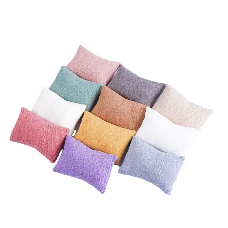Conjunto para fotos de bebé: manta envolvente Lycra y cojín giratorio - imagen 5