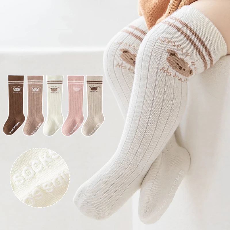 Calcetines largos para bebé de algodón suave y cálido de invierno - imagen 2