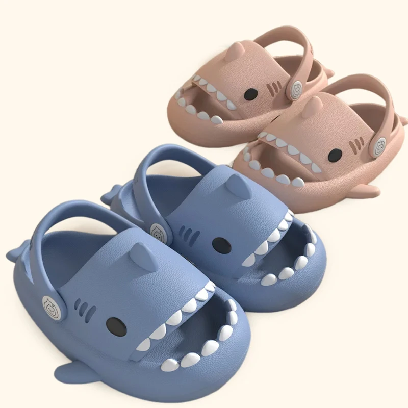Chanclas niños tiburón – Suela EVA blanda antideslizante - imagen 4