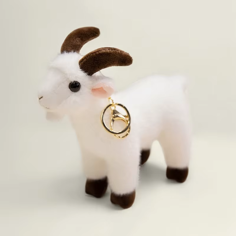 Ranch Animal Series peluche de cabra montaña colgante negro