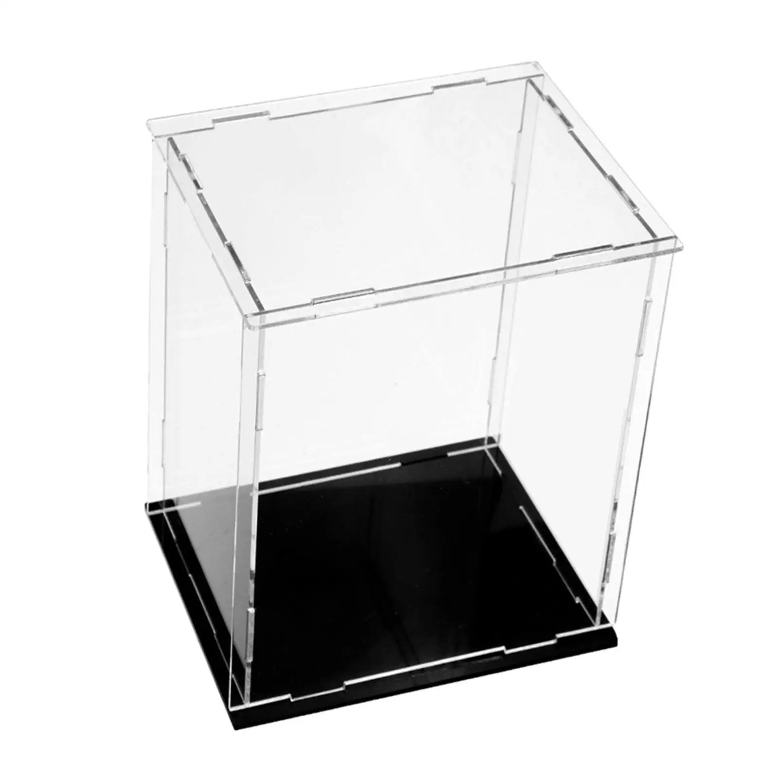 Vitrina acrílica para mostrador con protector de figuras pequeñas