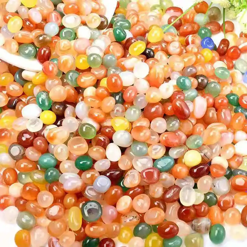 Piedras decorativas de ágata natural para acuarios y terrarios