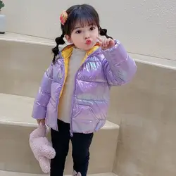 Chaqueta de plumón con capucha para niña – Abrigo invierno