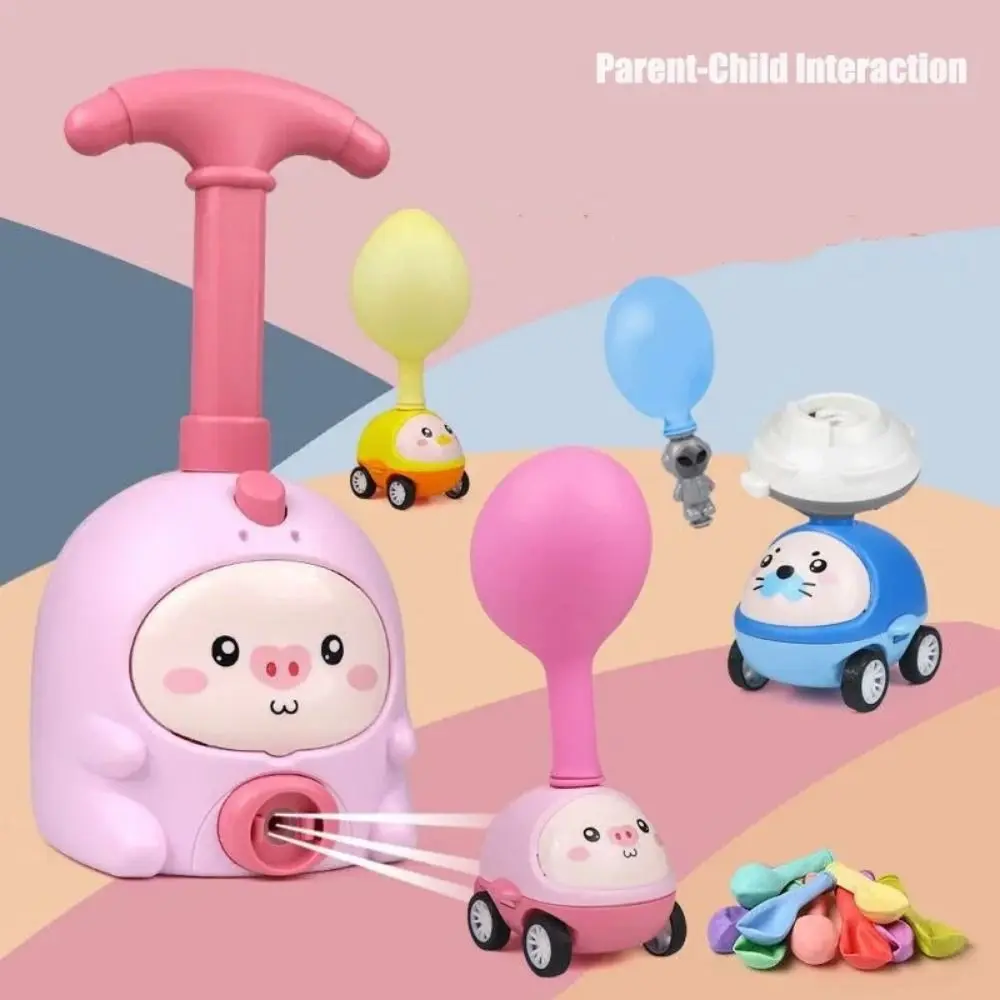 Coche globo aerodinámico inercial infantil de lanzamiento con cohetes