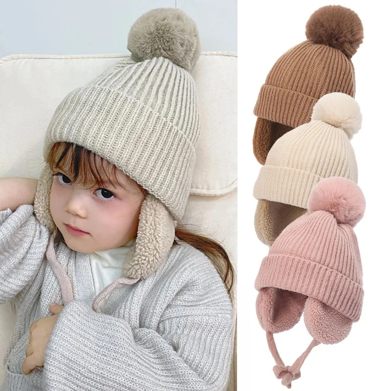 Gorro de invierno con forro polar para niño