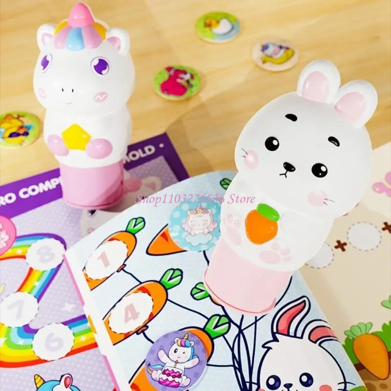 Pegatinas infantiles de sellos con dibujos para motricidad fina - imagen 5