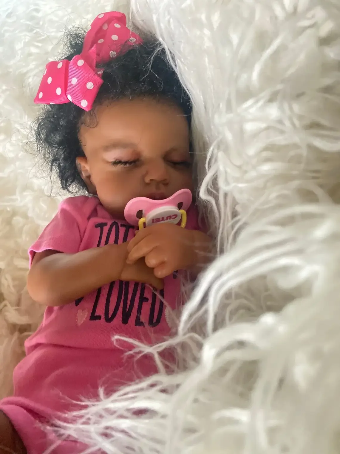 NPK Muñeca Reborn Loulou – Bebé realista piel en 3D - imagen 3