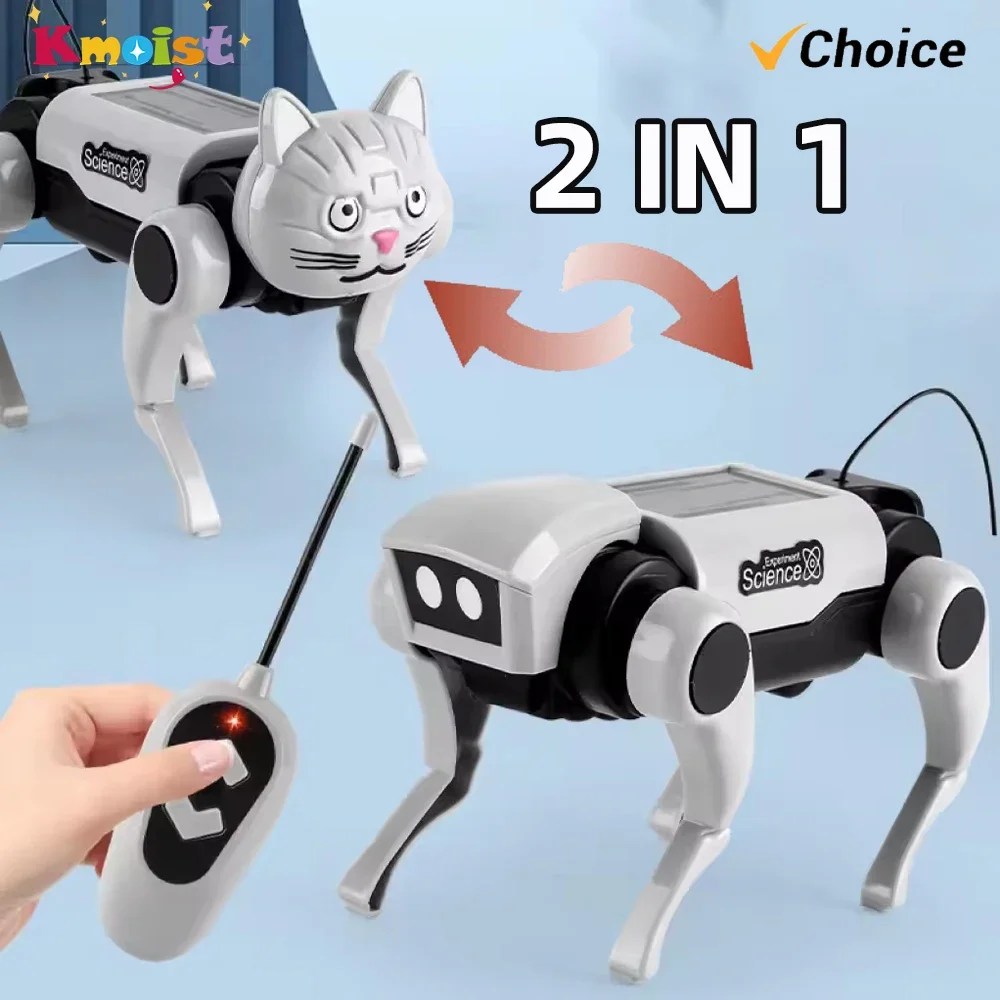 Robot solar RC para niños kit DIY de montaje educativo en ciencias - imagen 3