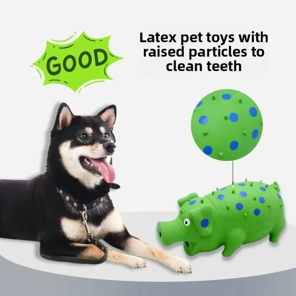 Juguete interactivo para perro cerdito con chillido y ronroneo - imagen 5