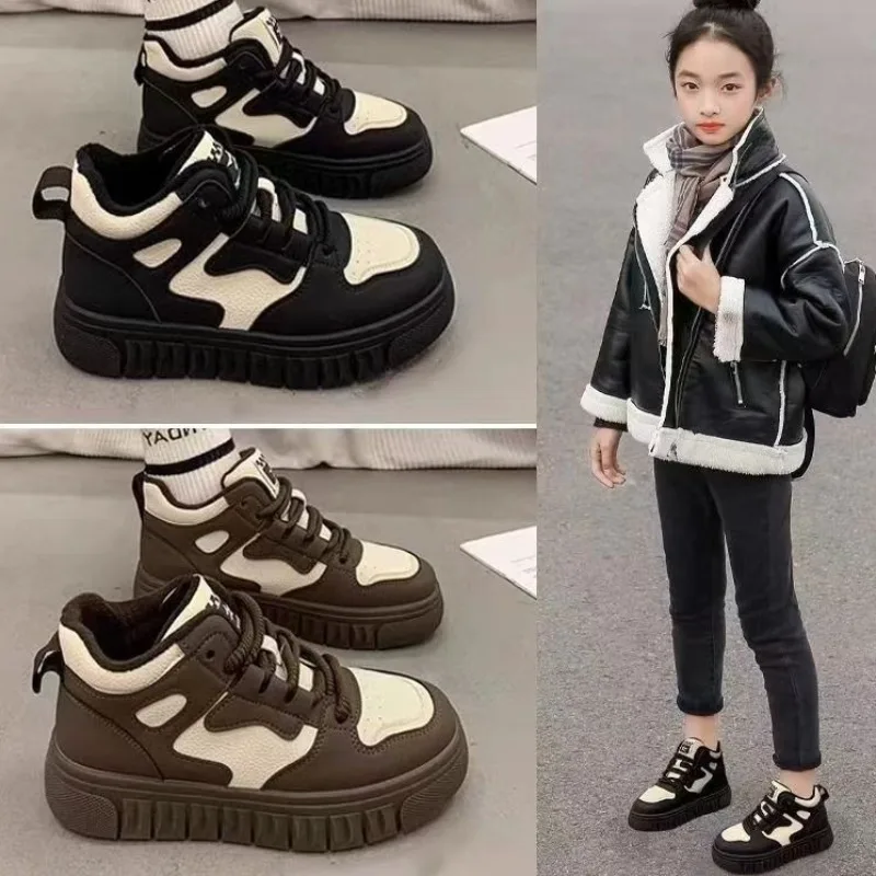 Zapatos de invierno antideslizantes para niños con suela blanda - imagen 5