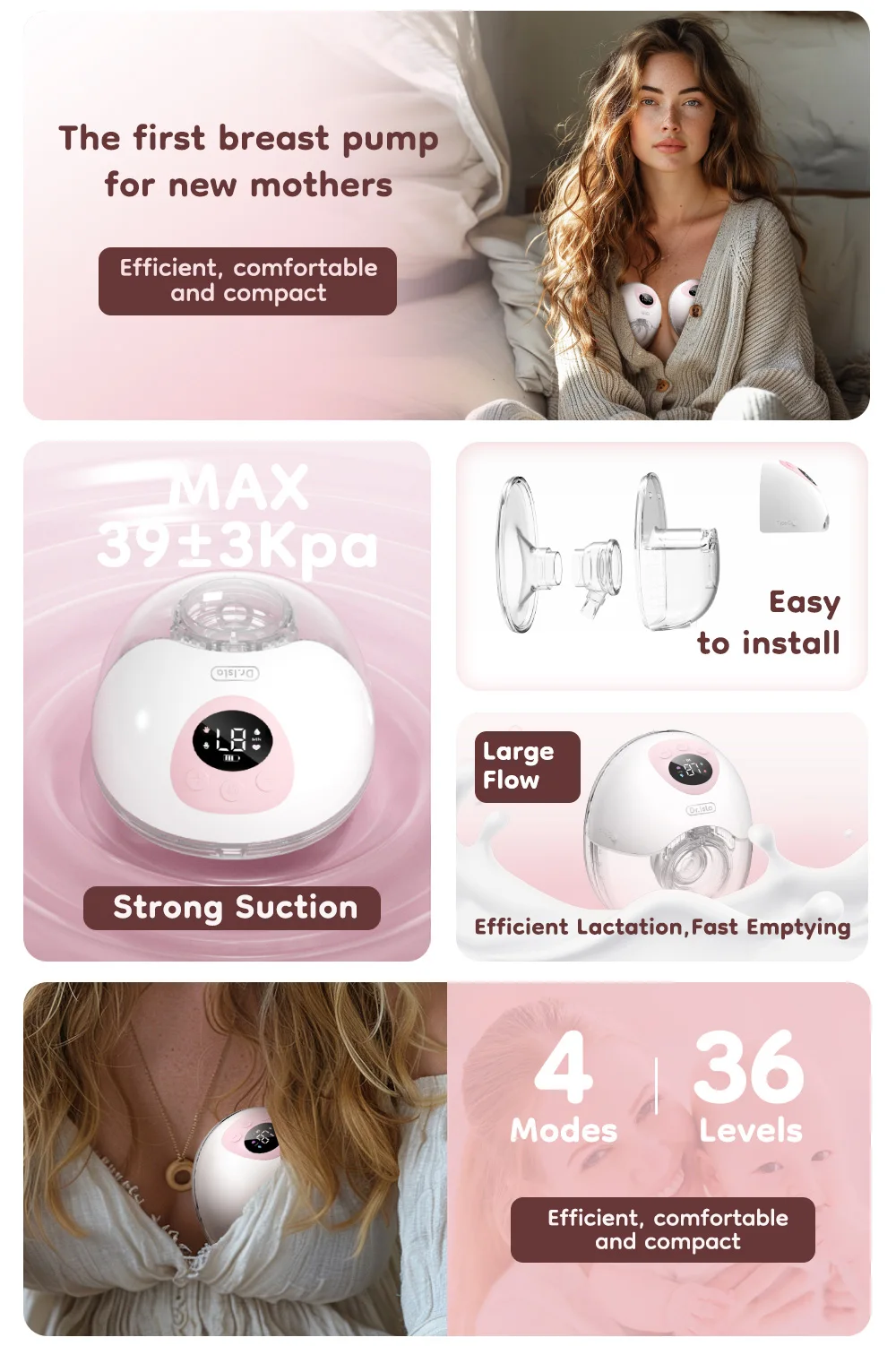 Funcionamiento recargable del extractor MAMIJOY