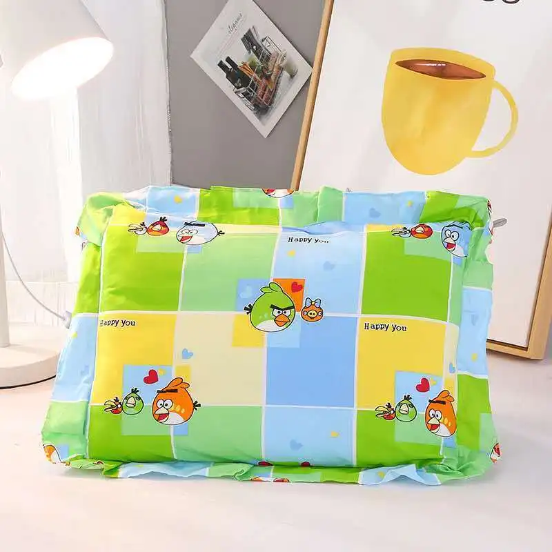 Funda almohada algodón bebé suave cuatro estaciones dibujos animados - imagen 3