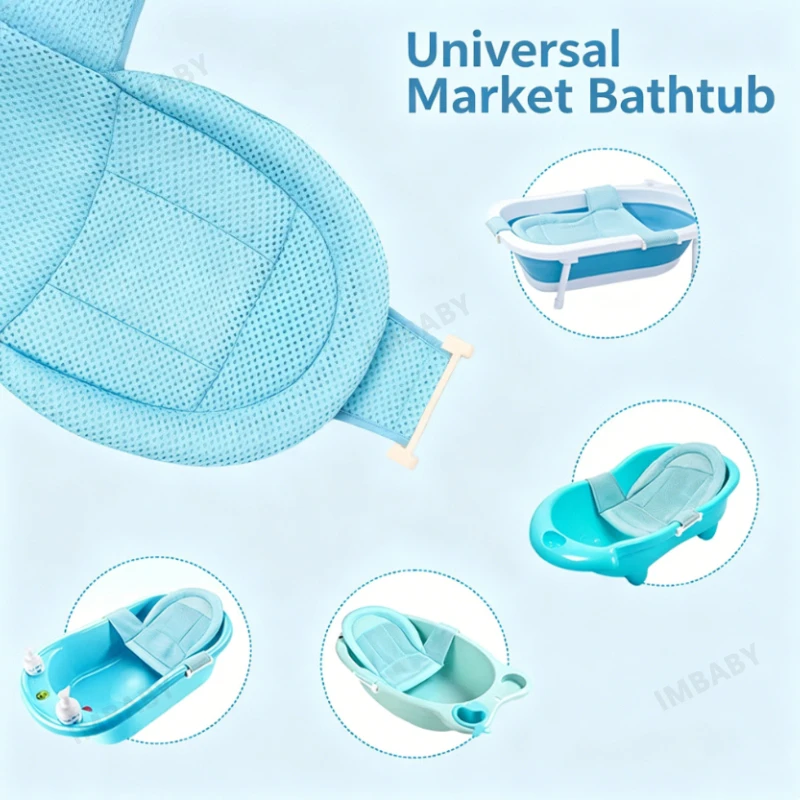 Red de soporte para el baño del bebé antideslizante con asiento - imagen 4