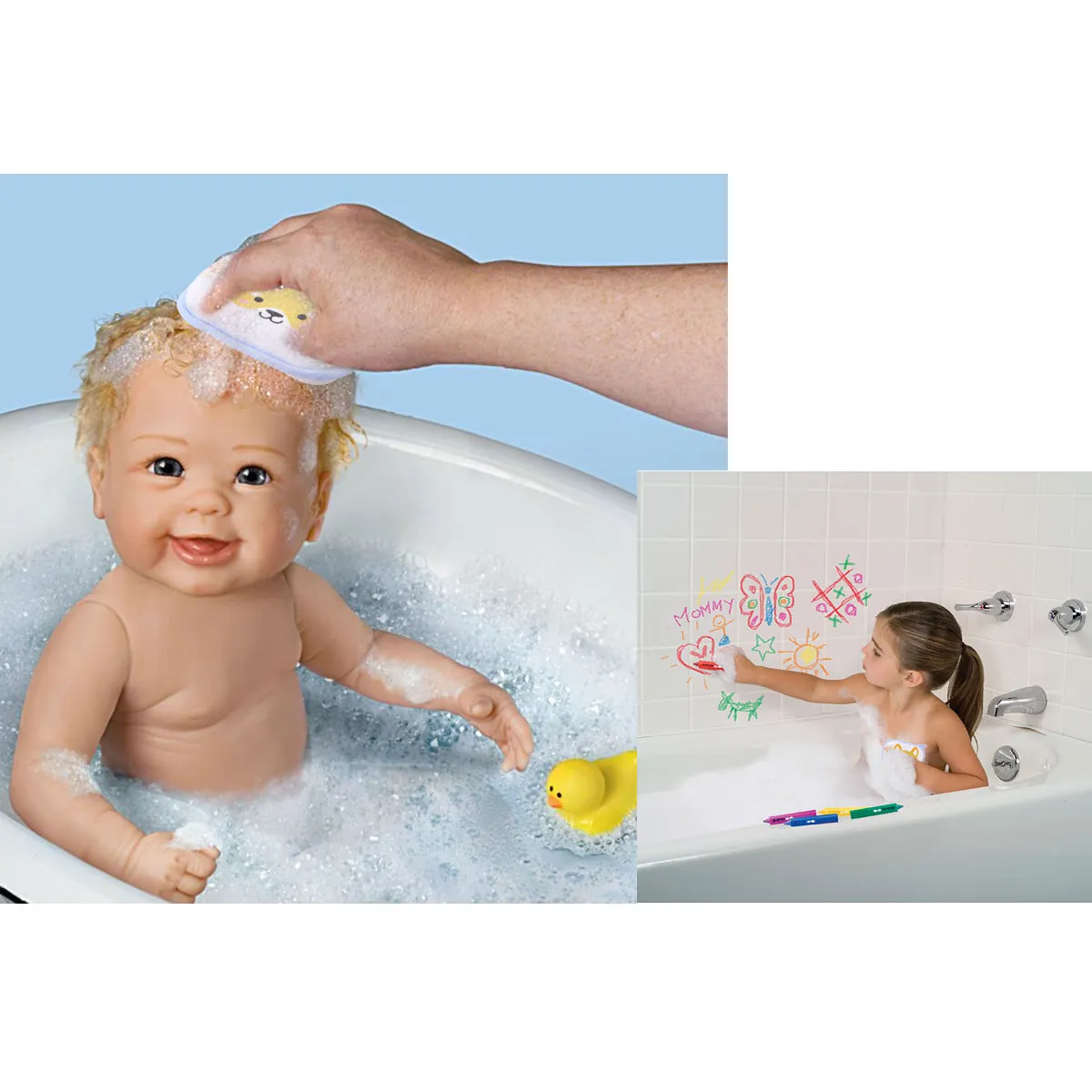 Esponja de baño para bebé con forma animal en recién nacidos - imagen 5
