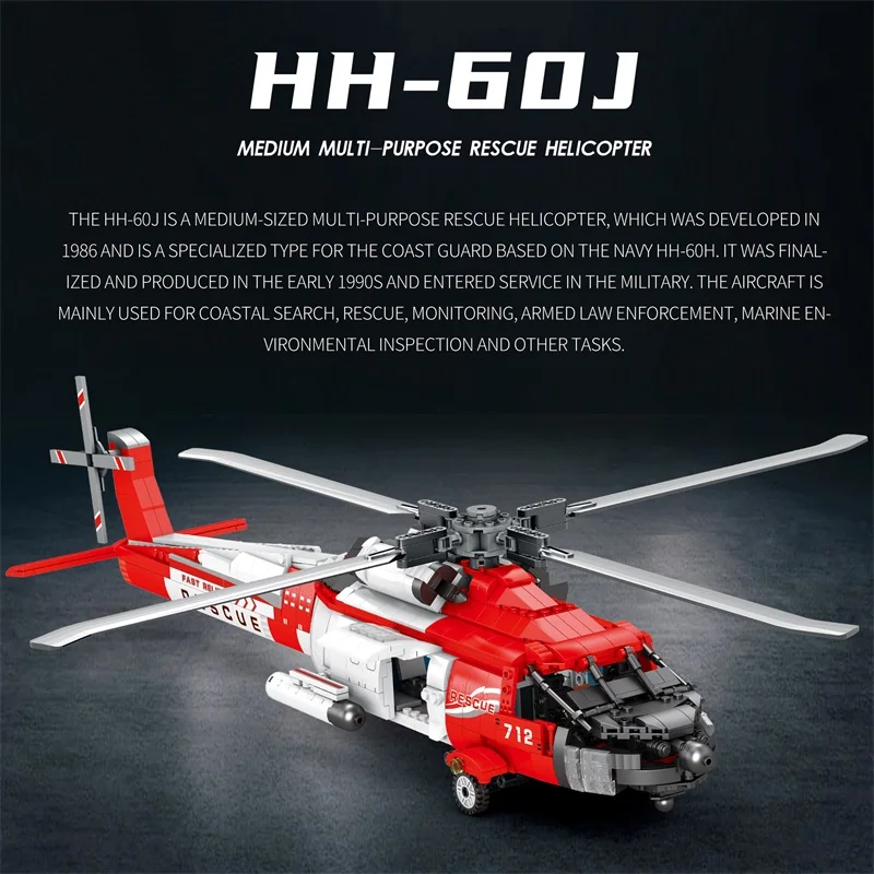 Helicóptero Black Hawk – Kit de construcción para niños - imagen 2