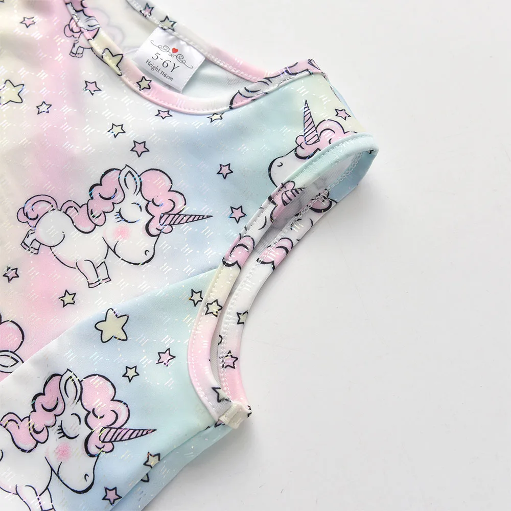Vestido unicornio estampado para niña Dxton – Fresco y cómodo - imagen 4