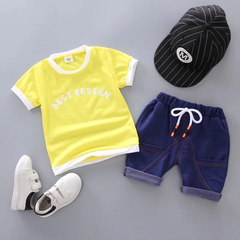 Ropa de verano para niña camiseta linda y pantalón corto - imagen 5