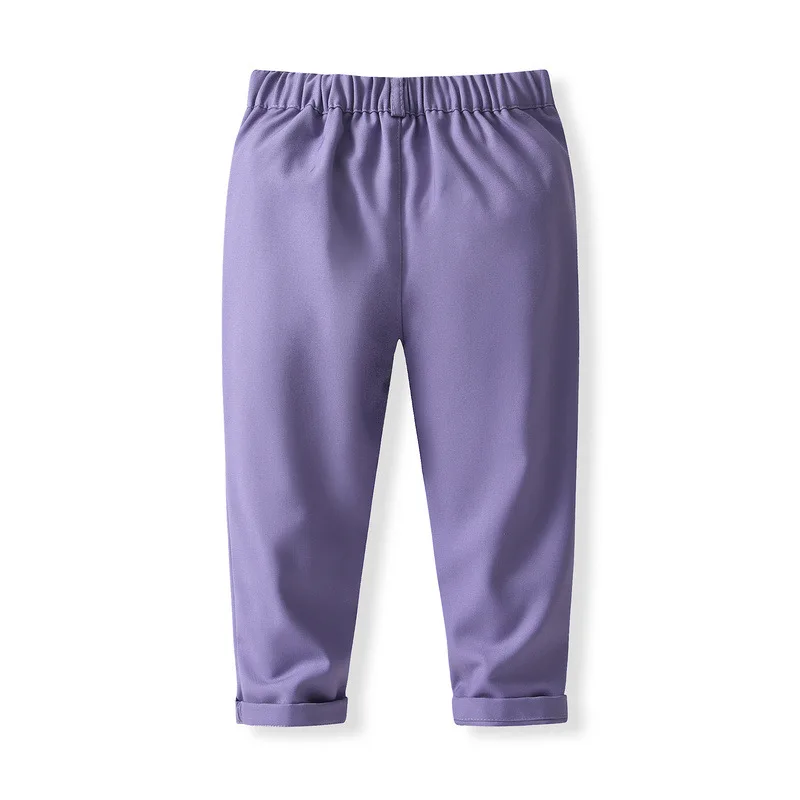 Boutique conjunto bebé algodón rayas – chaleco, pantalón y corbata - imagen 5