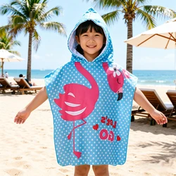 Albornoz infantil de verano secado rápido para playa y viajes