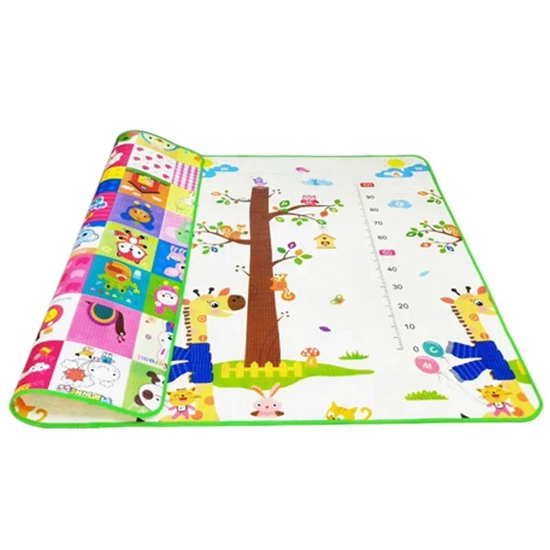 Alfombra de juego gruesa para gatear acolchada, grande y cómoda - imagen 2