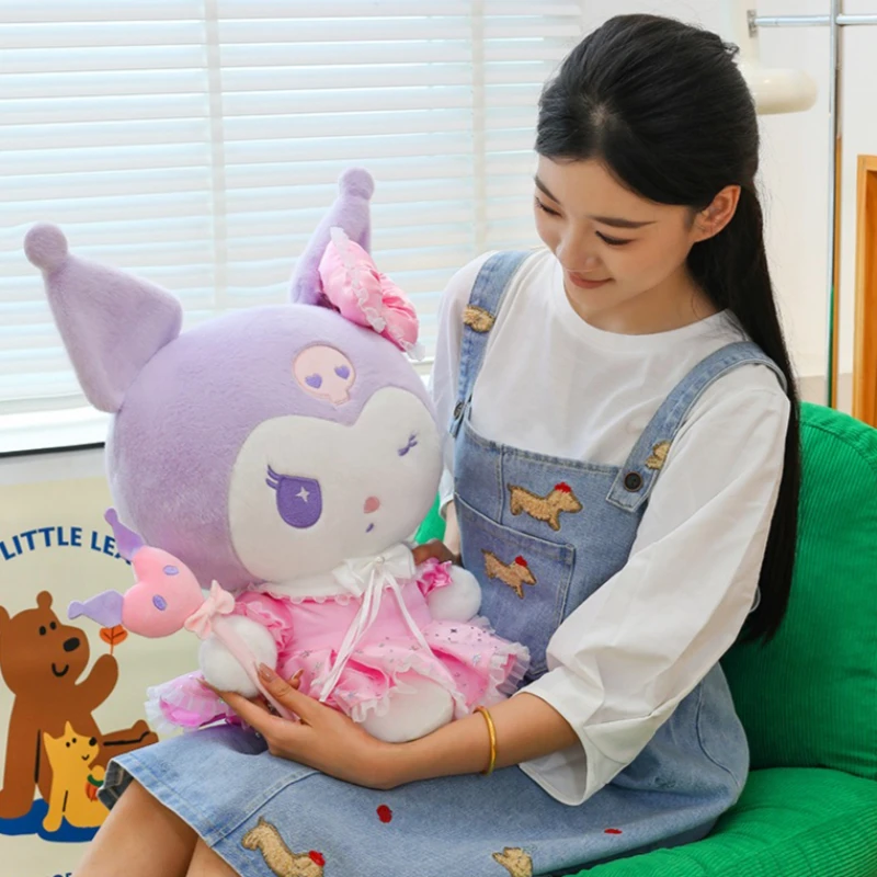 Peluche Kuromi Sanrio suave para niños, personaje Lolita - imagen 4